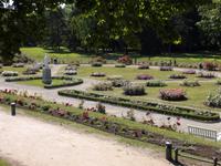 Garten vor dem Bernsteinmuseum in Palanga
