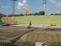 Umbauarbeiten im Stadion
