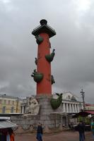 St. Petersburg - Rostra-Säule auf der Wassiljewski-Insel