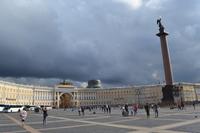 St. Petersburg - Palastplatz mit Alexandersäule