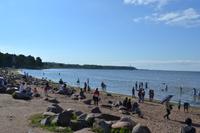 St. Petersburg - Peterhof, Strand am Finnischen Meerbusen