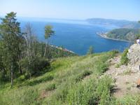 Angara und Baikal vom Tscherski-Felsen