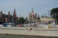 Bootsfahrt auf der Moskwa