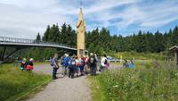 Obelisk am Rondell bei Oberhof
