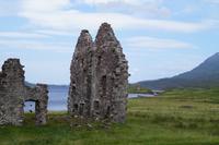 Calda House und Ardvreck Castle am Loch Assynt
