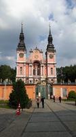 Blick zur Wallfahrtskirche Maria Verkündung, 