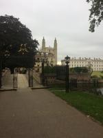 King's College Chapel am Cam-Fluss