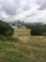 Blick vom Greenwich Park auf London