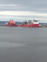 Spezialschiffe im Hafen Edingburgh