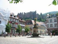 Blick auf das Schloss Heidelberg