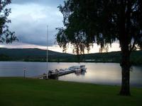 Noresund, Blick vom unserem Hotel 