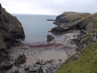Cornwalls Klippen bei Tintagel