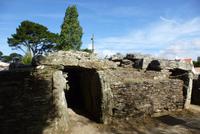 Tumulus (Dolmen)  Megalithanlage bei Pornic, (6)