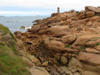 rosa Granitküste bei Ploumenach