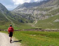 Ein einsamer Wanderer