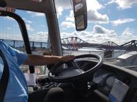 911_Rückfahrt; und der neuen Forth Eisenbahnbrücke.....