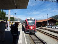 Der Bernina-Express nach Tirano