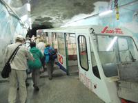 Das letzte Stück fahren wir mit der Metro-Alpin