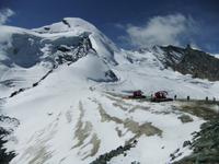 Blick zum Allalinhorn
