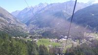 Kleines Matterhorn (Fahrt von der Station 