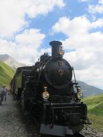 Fahrt mit der Furka-Dampfbahn