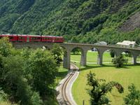 Fahrt mit dem Bernina - Express 