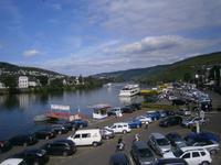 Bernkastel-Kues, Blick auf die Schiffsanleger an der Mosel