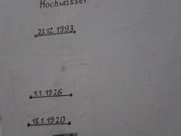 Hochwassermarken in Cochem