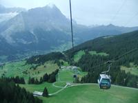 Fahrt mit der Seilbahn auf den First