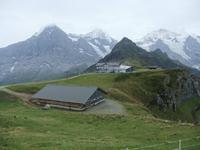 Blick vom Männlichen auf Eiger, Mönch und Jungfrau