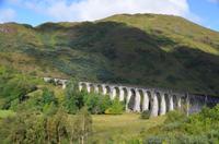 175 Fahrt mit dem Jacobite Steam Train nach Mallaig, Glenfinnian Viaduct