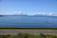 191 Fahrt mit dem Jacobite Steam Train nach Mallaig, Hebrideninseln Eigg und Rum
