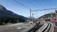 Fahrt mit dem Bernina-Express (St. Moritz)