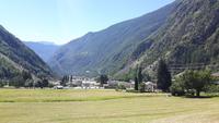 Fahrt mit dem Bernina-Express (Brusio)