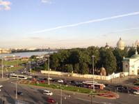 vom Hotel aus in Petersburg
