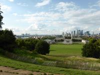 Greenwich - Blick zu Docklands und City