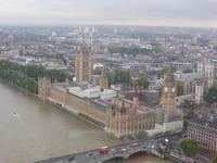 London Eye - Blick auf Parlament