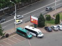 unser Bus von oben