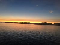 Abendstimmung waehrend des Dinners