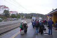 Geilo - Norwegen (Die Bergenbahn fährt ein)