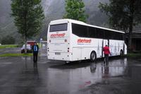 Pause am Gletschermuseum in Faerland