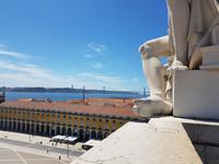 Portugal, Lissabon, Blick vom Augustustor