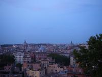Abendlicher Blick über Rom