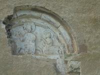 Templerkapelle Roth an der Our - freigelegter Rest des historischen Portals