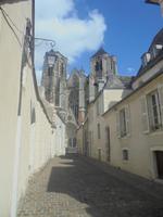 Bourges, Kathedrale von der Stadt aus