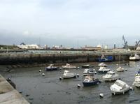 Bootshafen Calais bei Ebbe