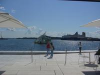 Im hafen von Oslo mit 