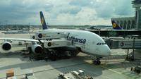 unser Airbus A380 nach Peking