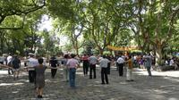 Shanghai, Morgensport im Park