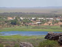 Blick auf Gunbalanya vom Injalak Hill